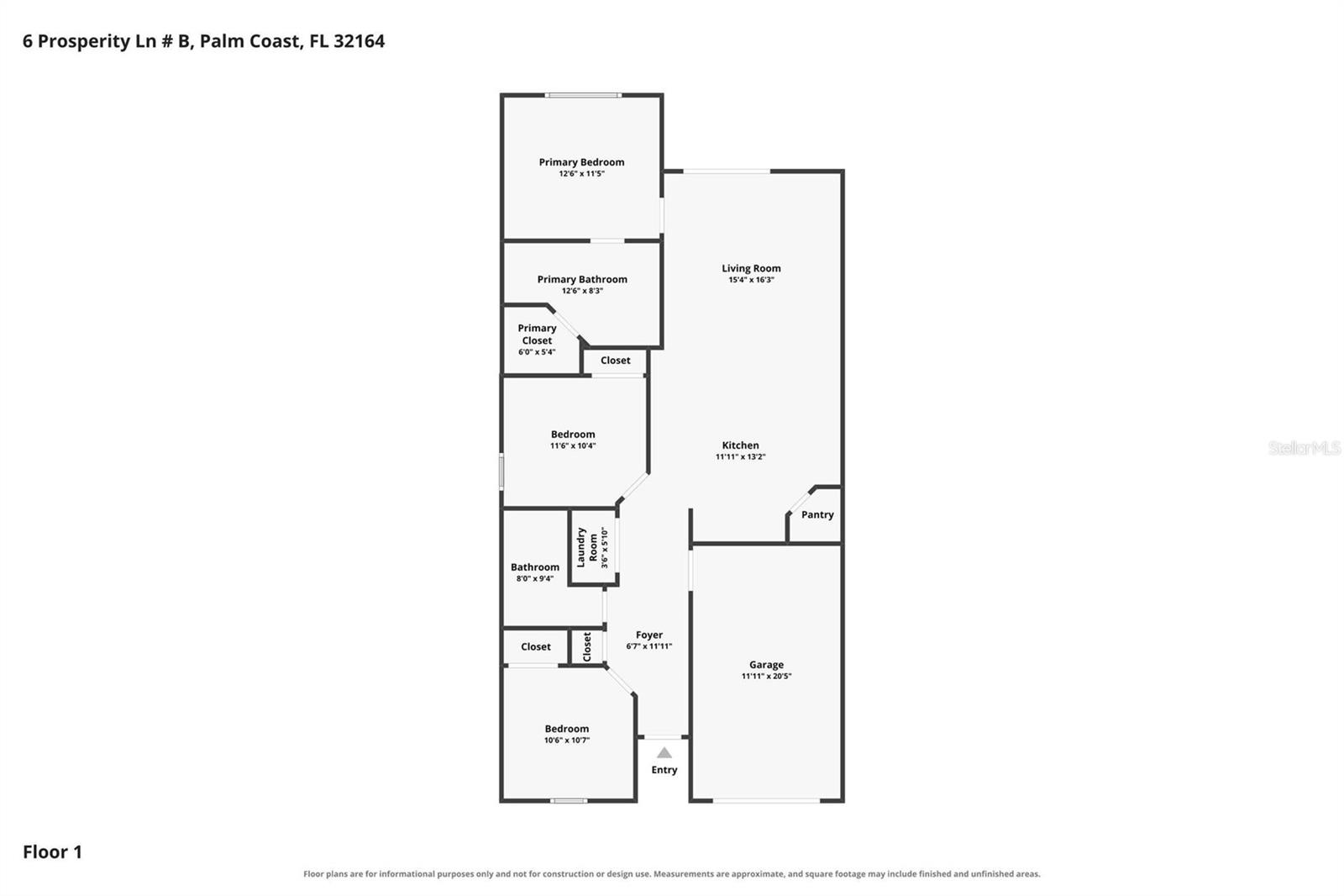 6 PROSPERITY LANE, #B, Palm Coast, FL 32164