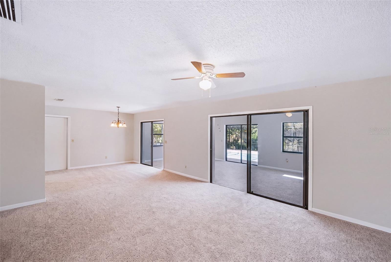 Virtually staged without any furniture