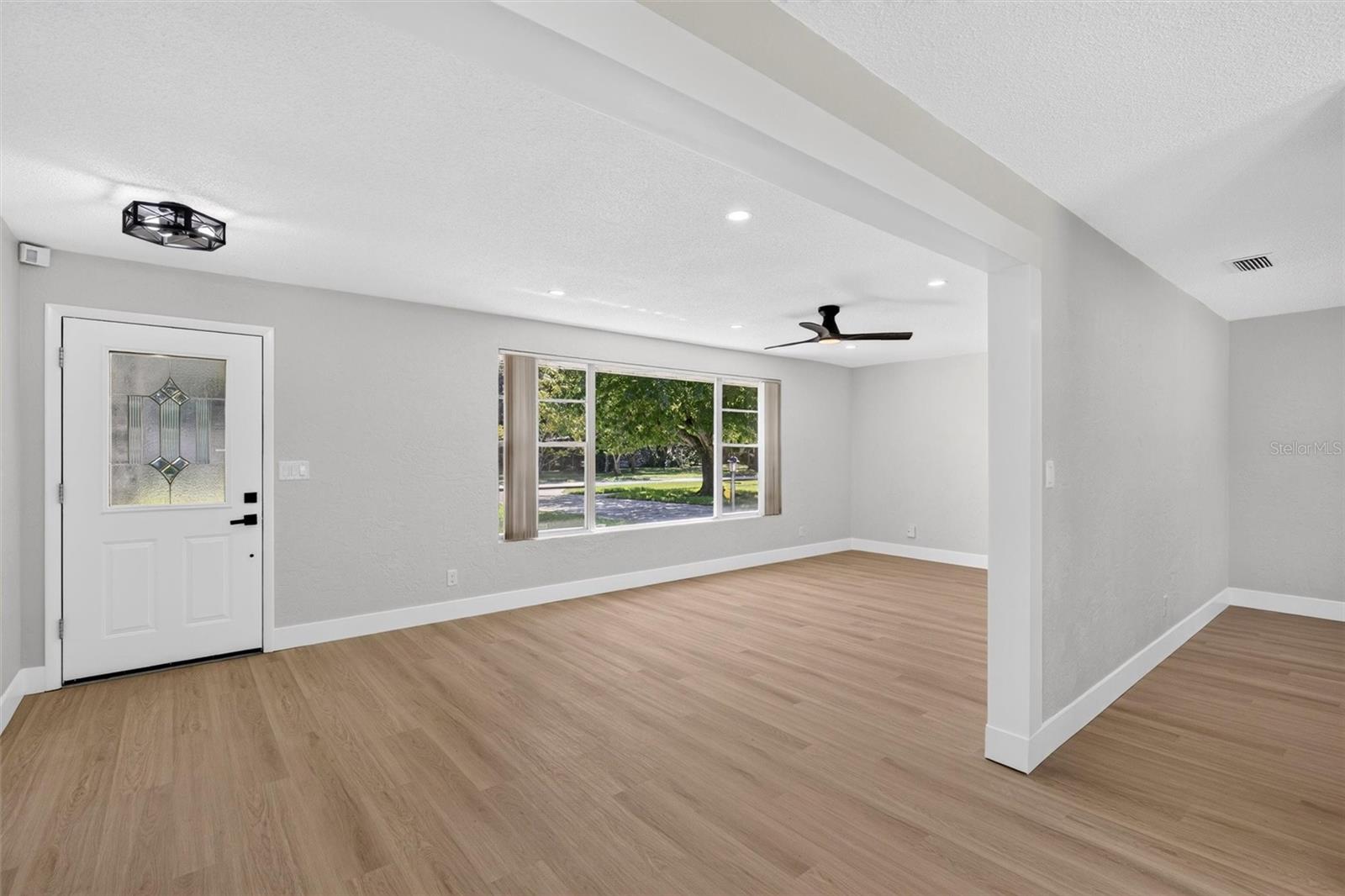 From Dining Room Overlooking new flooring