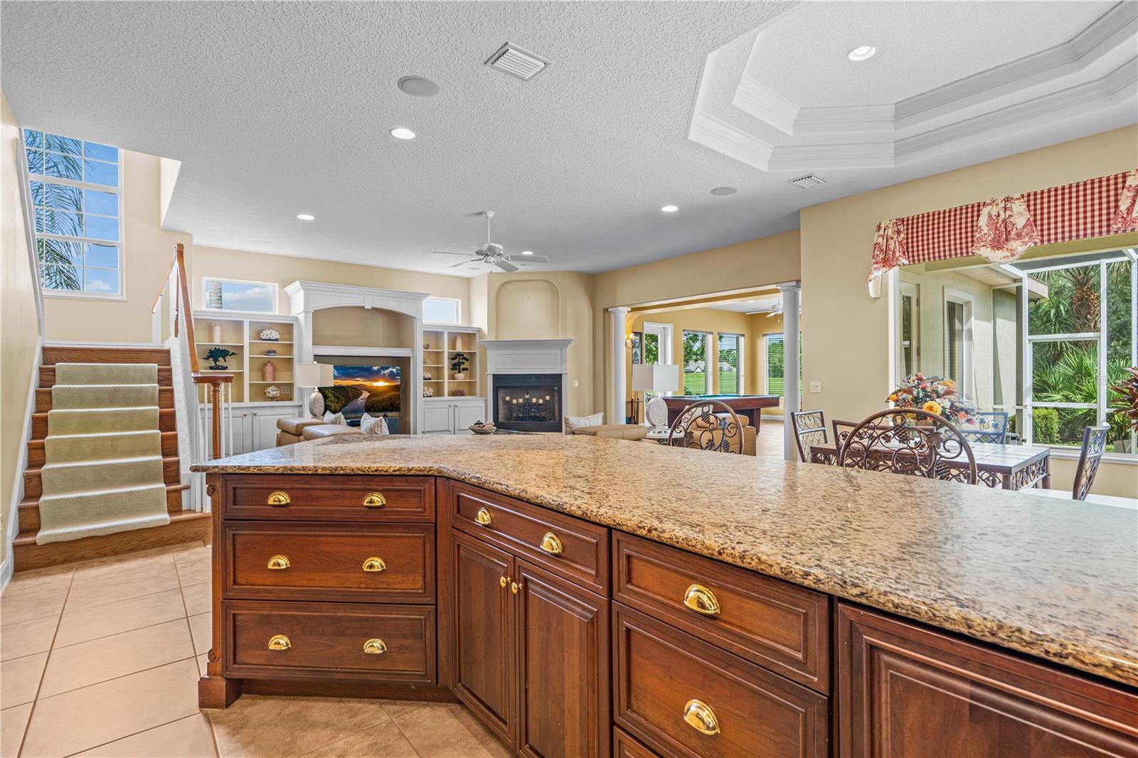 Kitchen-Open View Towards Family Room