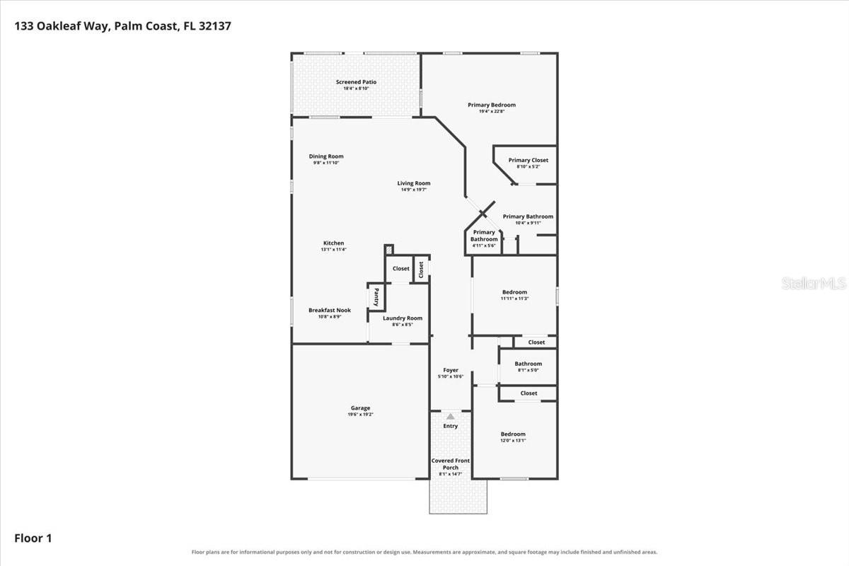 133 OAKLEAF WAY, Palm Coast, FL 32137