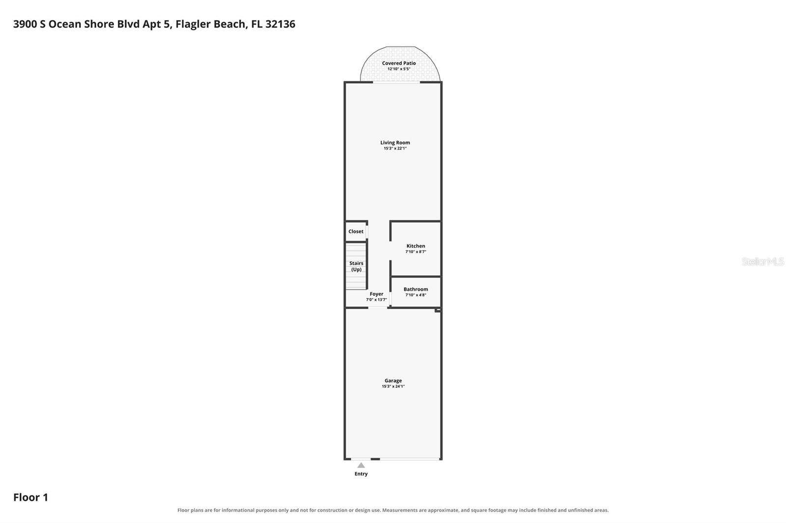 3900 S OCEAN SHORE BOULEVARD, #5, Flagler Beach, FL 32136