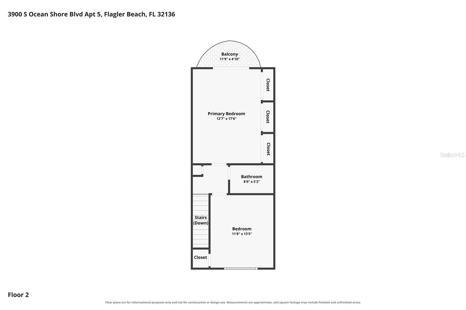 3900 S OCEAN SHORE BOULEVARD, #5, Flagler Beach, FL 32136