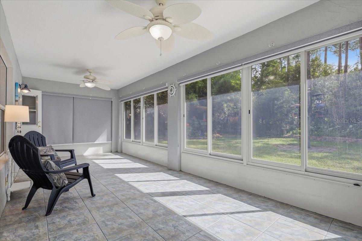 ENCLOSED FLORIDA ROOM VIEW