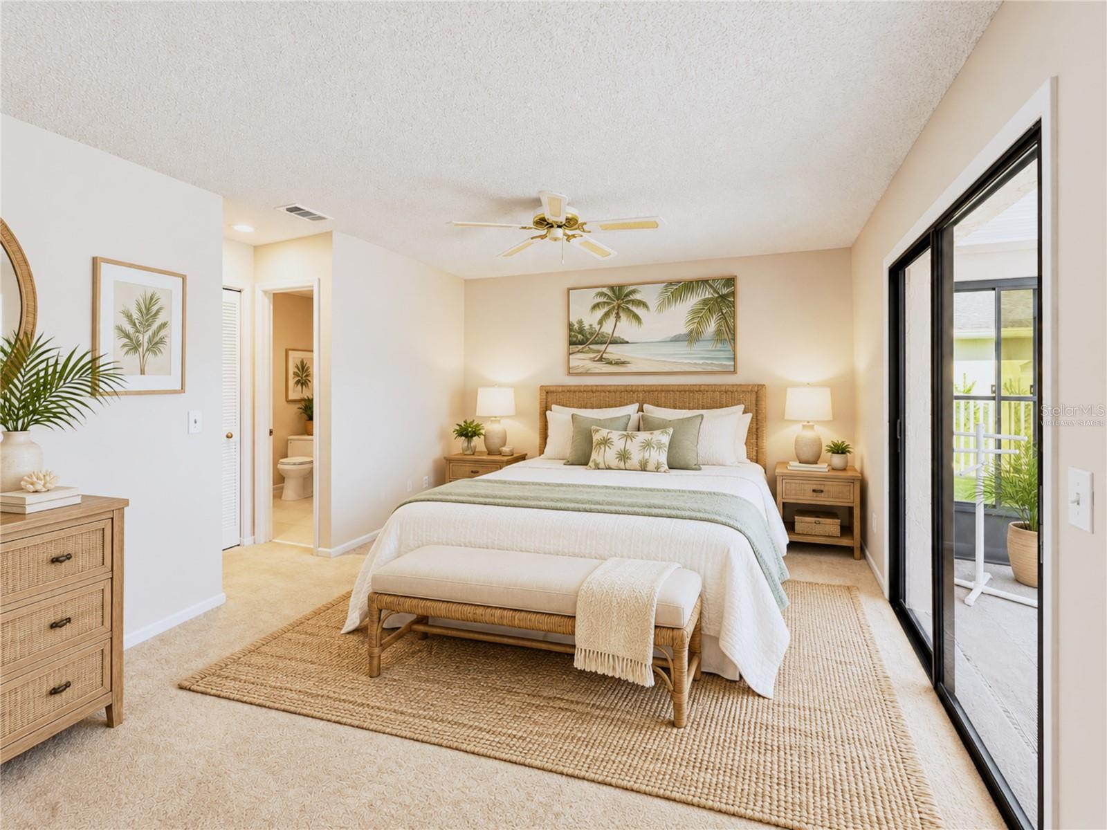 Primary Bedroom Virtually Staged