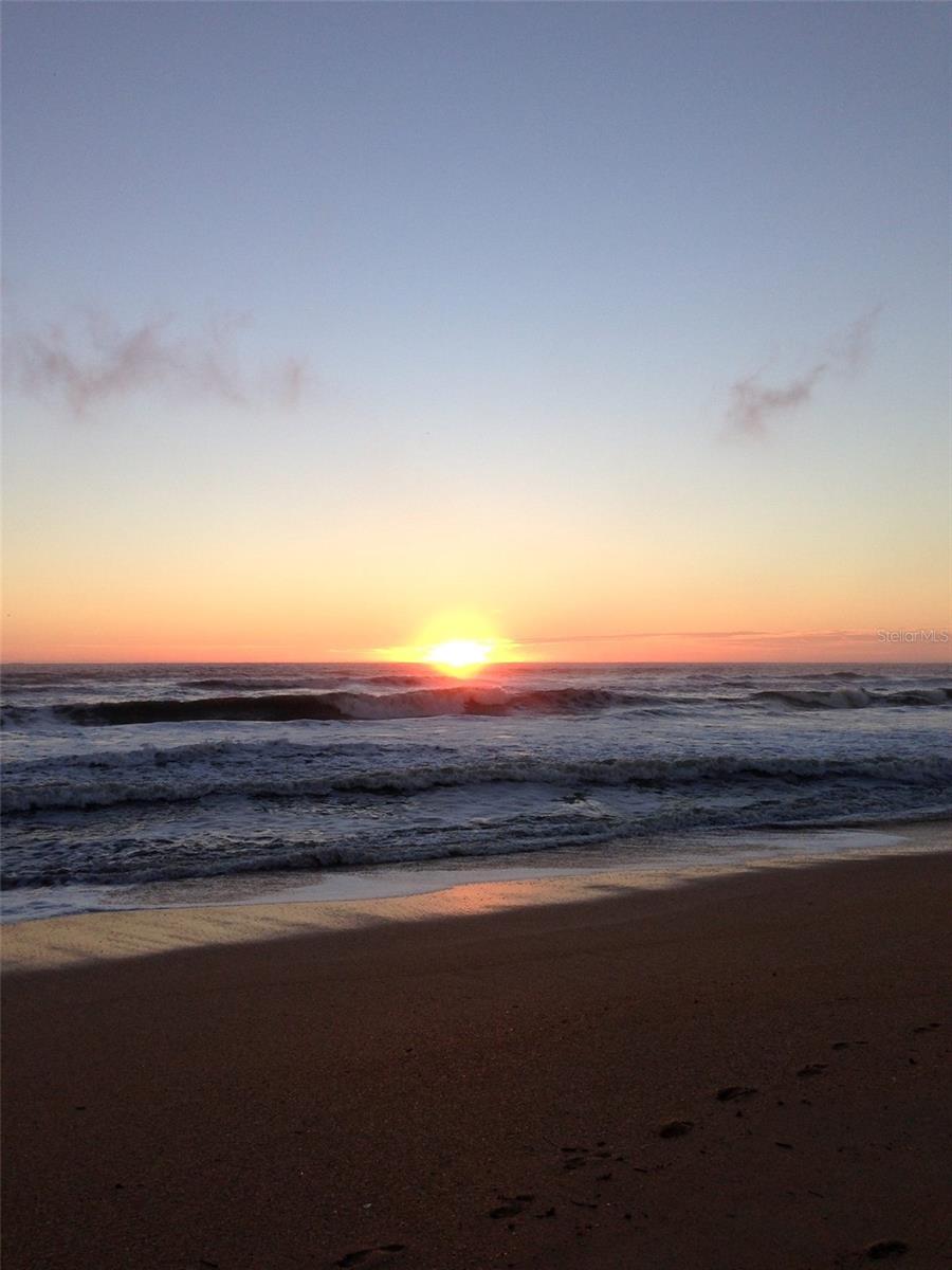 Sunrise from walkover