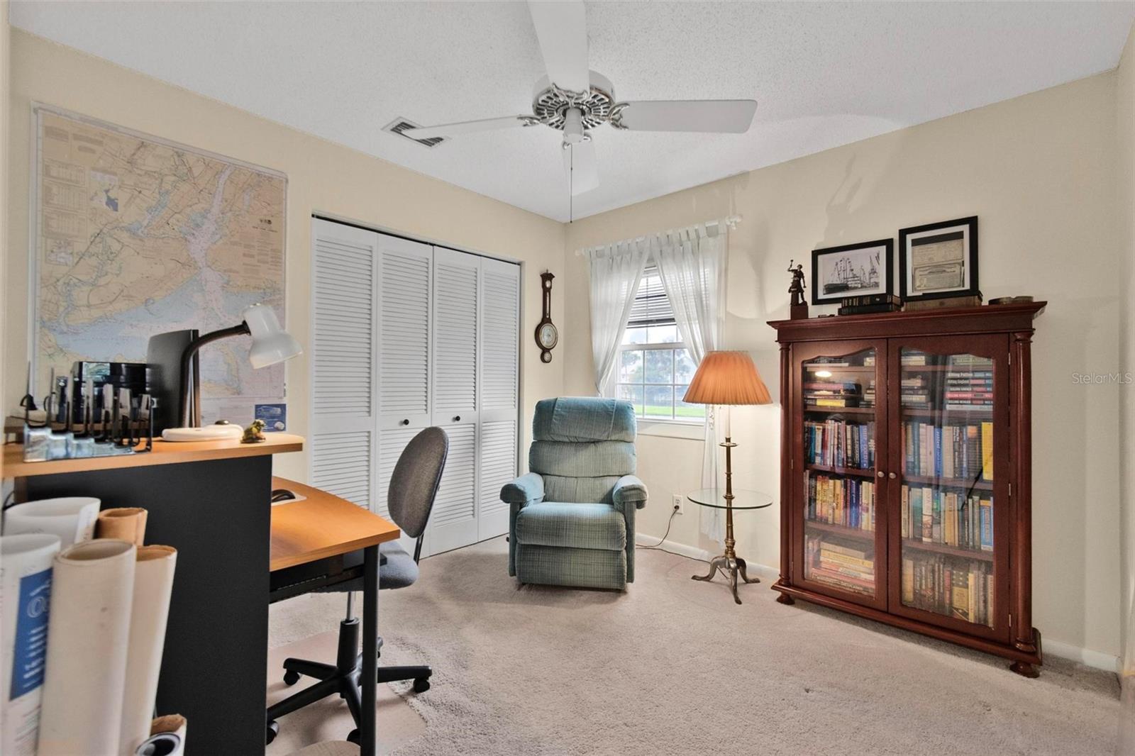 Office/3rd Bedroom has closet