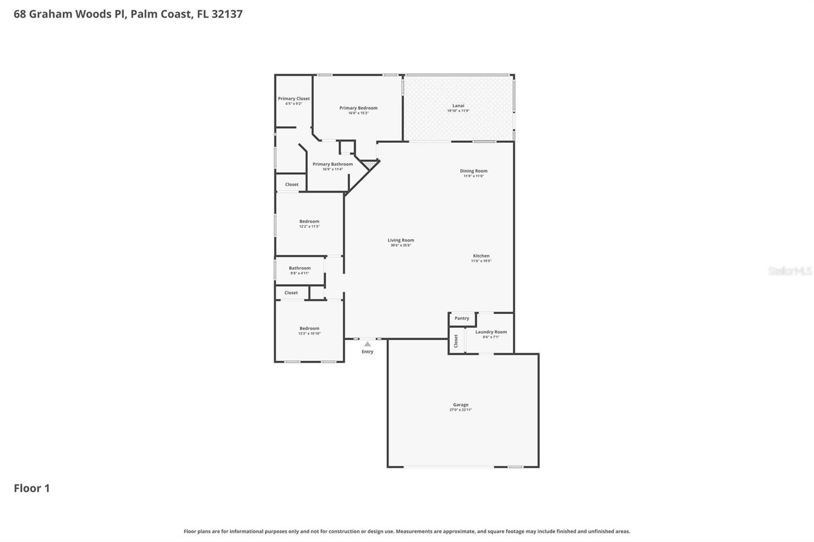 68 GRAHAM WOODS PLACE, Palm Coast, FL 32137