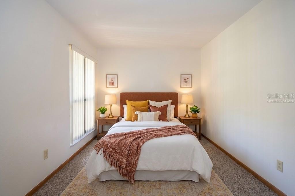 VIRTUALLY STAGED: Second Bedroom