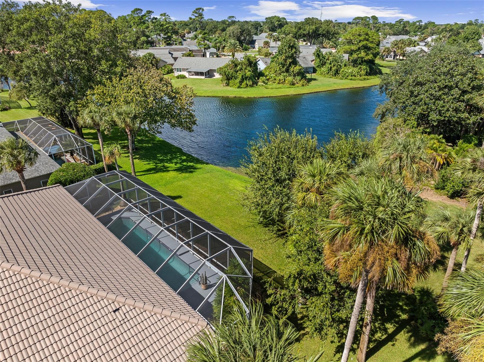 Backyard Drone View