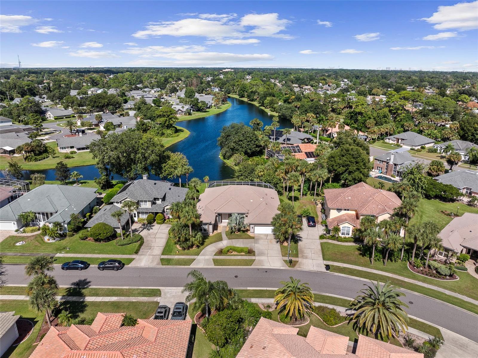 Front Drone View