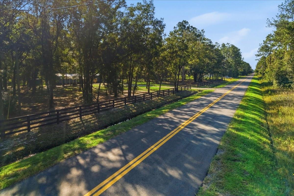 Paved road
