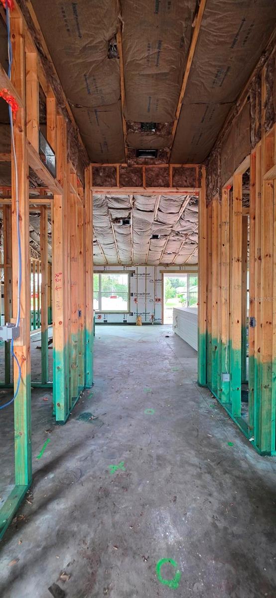 Raised entry with crown molding included