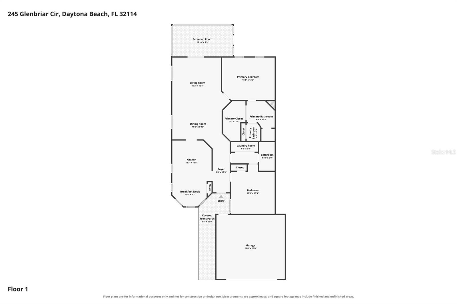 Approximate Floorplan