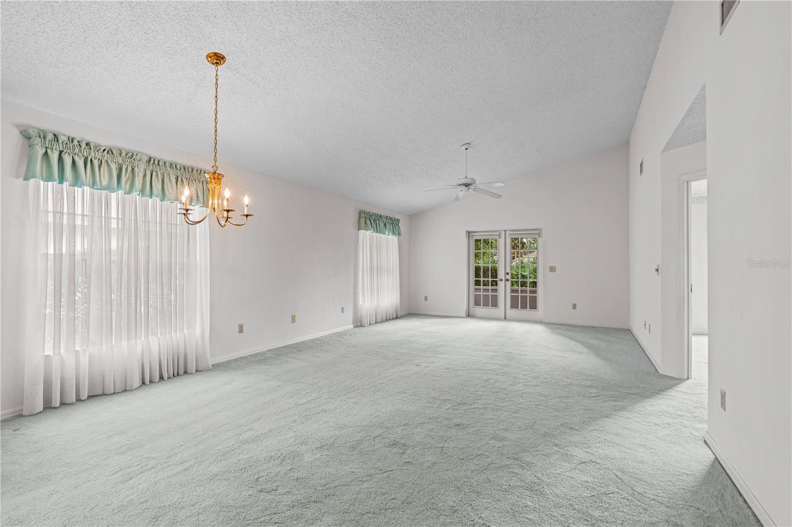 Open Dining & Living Area
