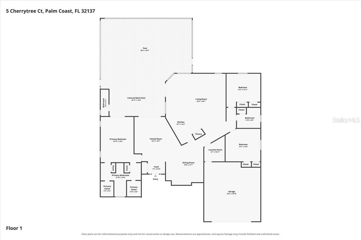 5 CHERRYTREE COURT, Palm Coast, FL 32137