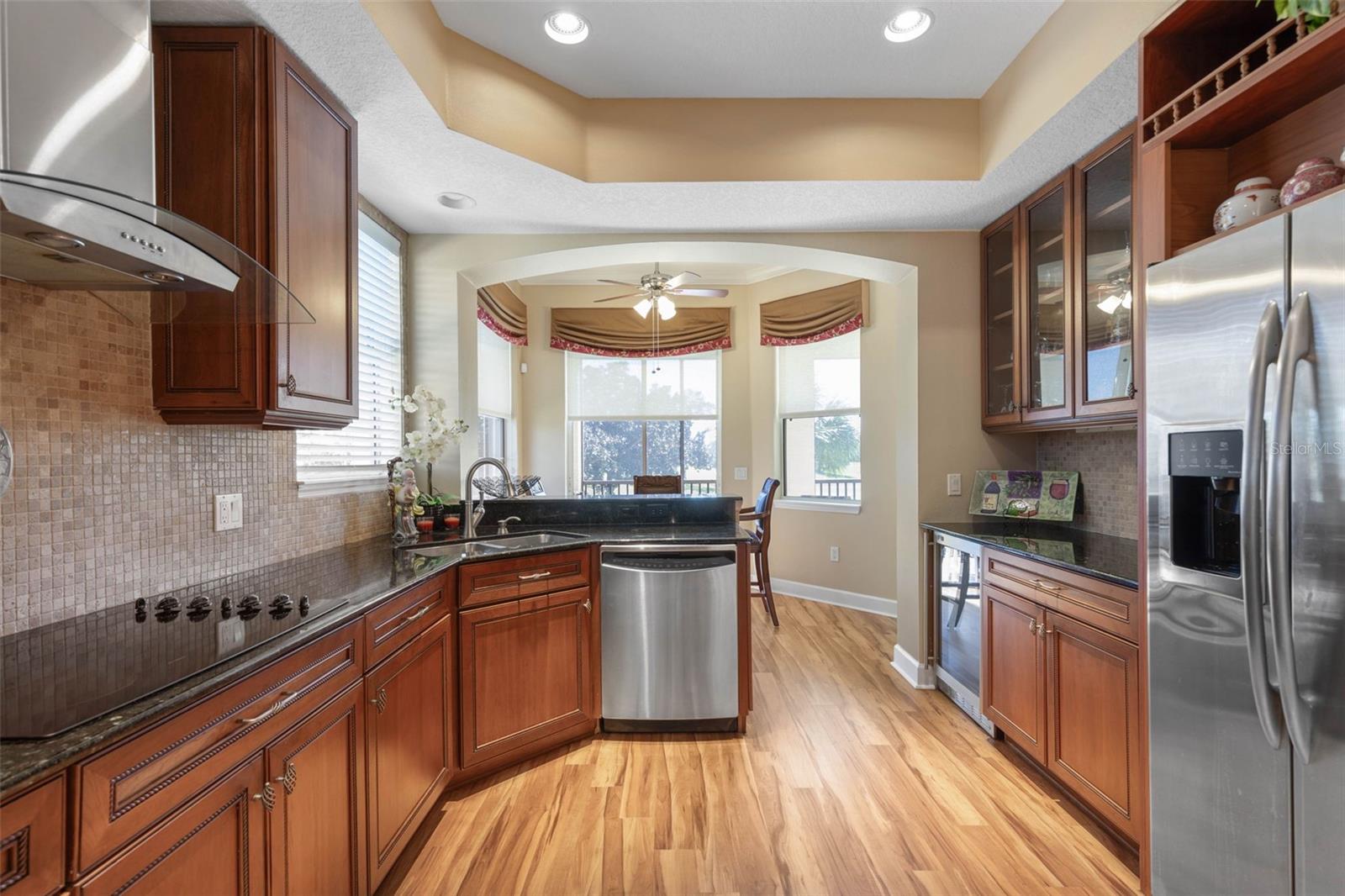 Eat in kitchen area with nice view