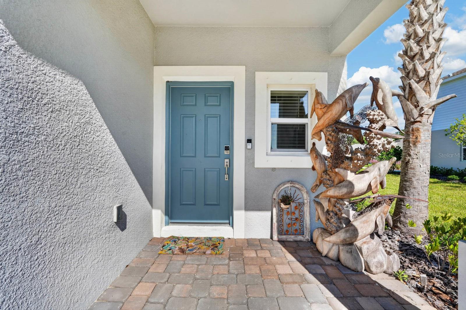 Paved Driveway & Front Patio