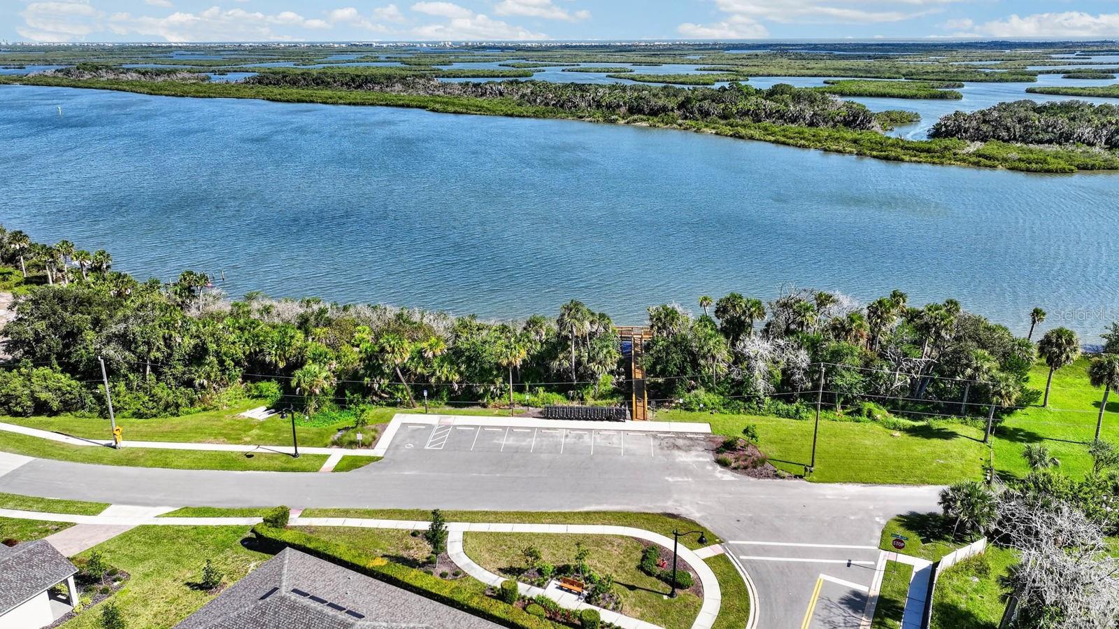 Mail Kiosk & Observation Deck along the Indian River