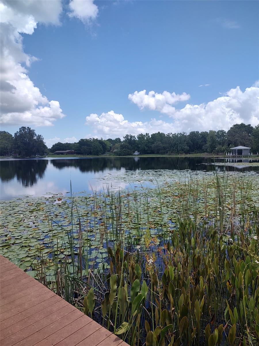 Community Dock located through a private and hidden access