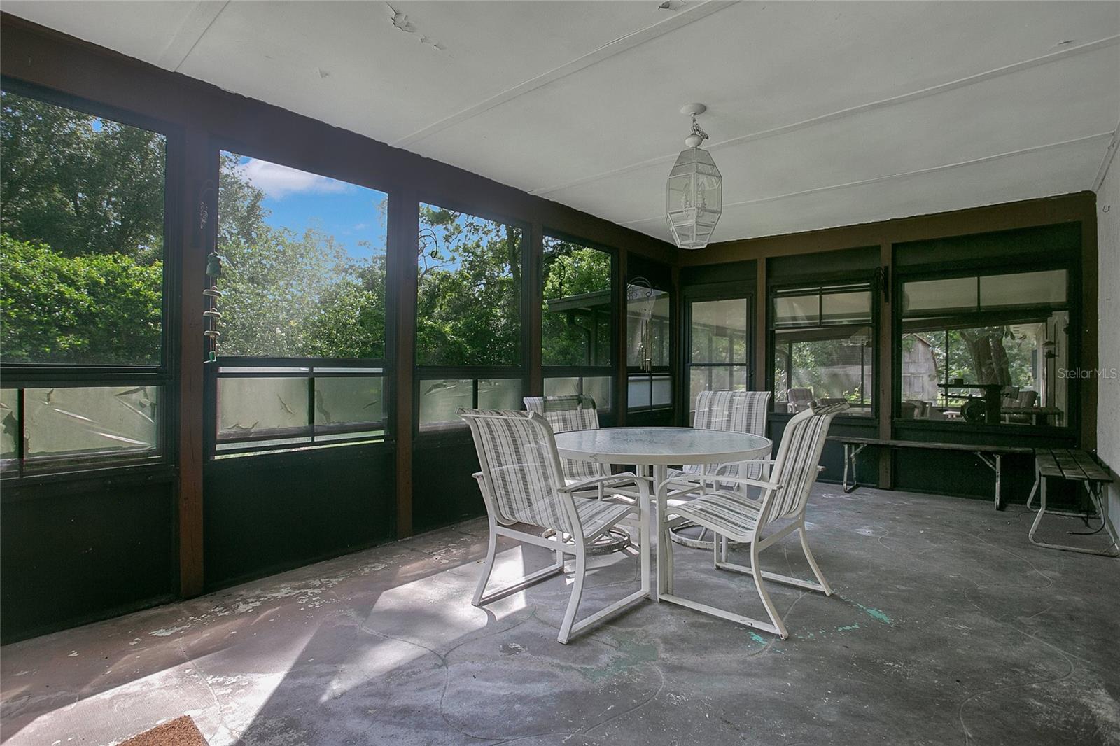 second covered outdoor/porch  living area