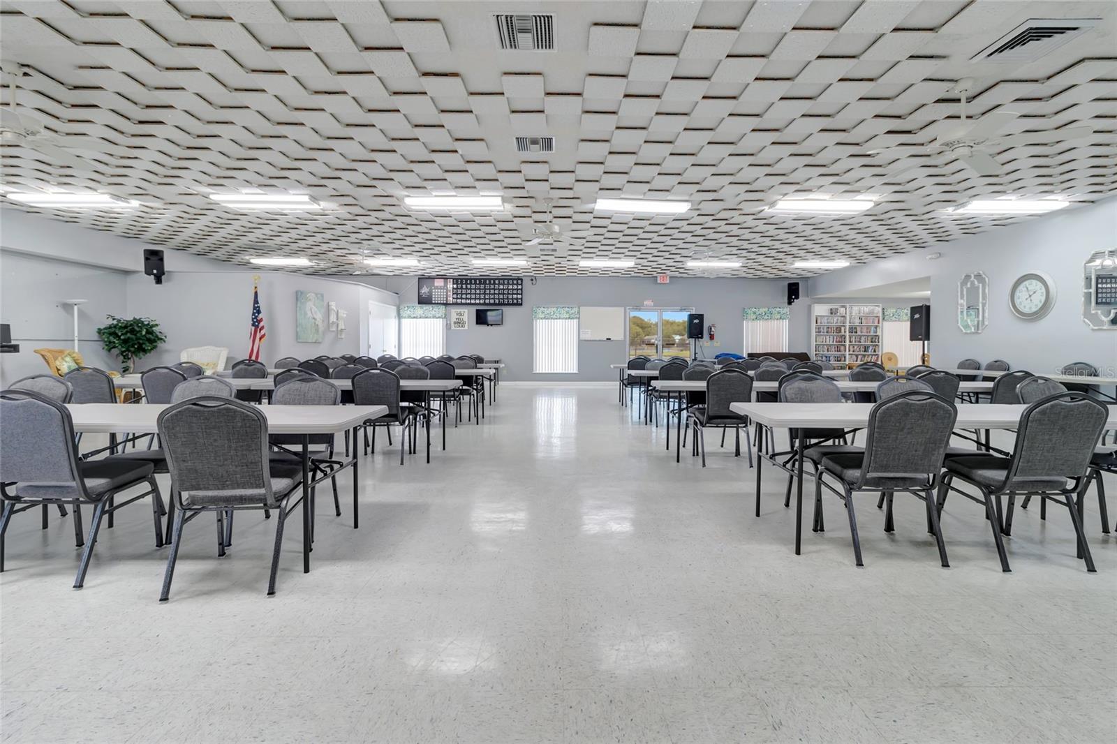 Community Hall and game room