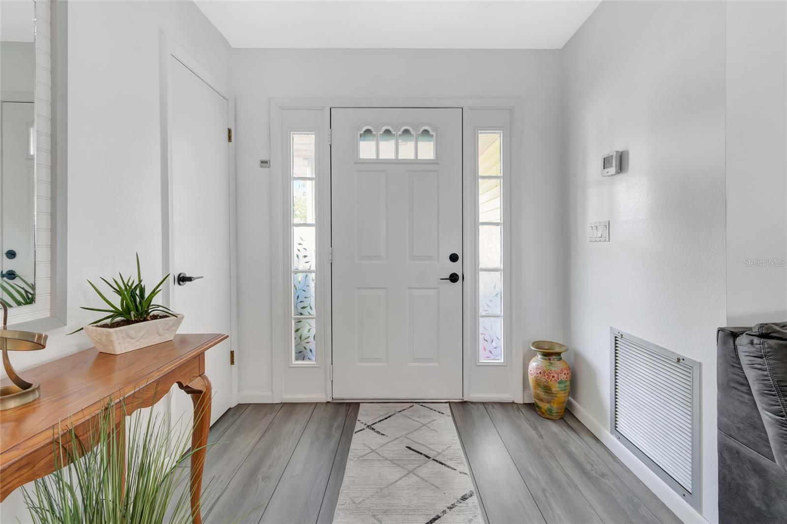 Entranceway to the home