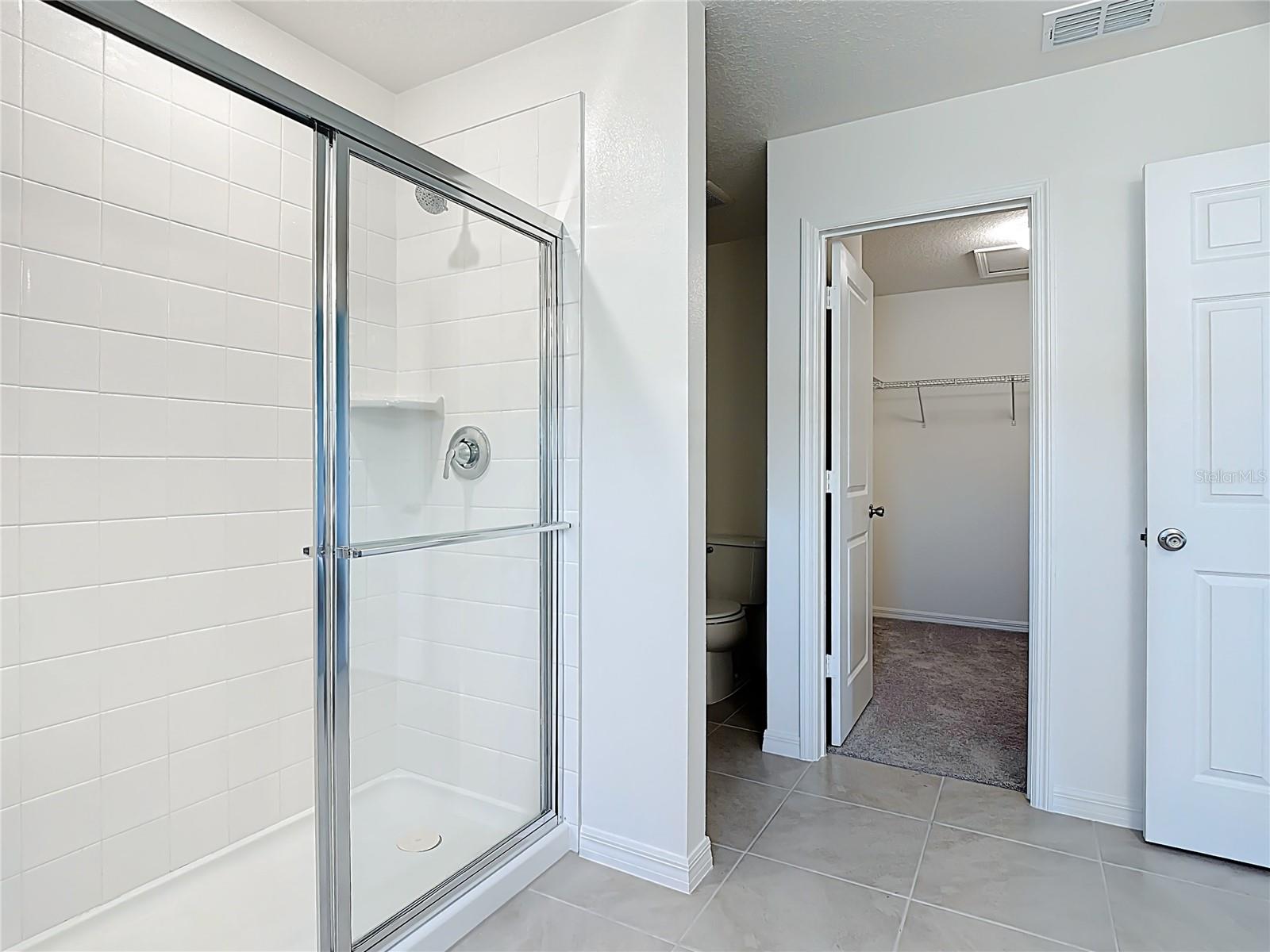 Owner's suite with generous walk-in closet