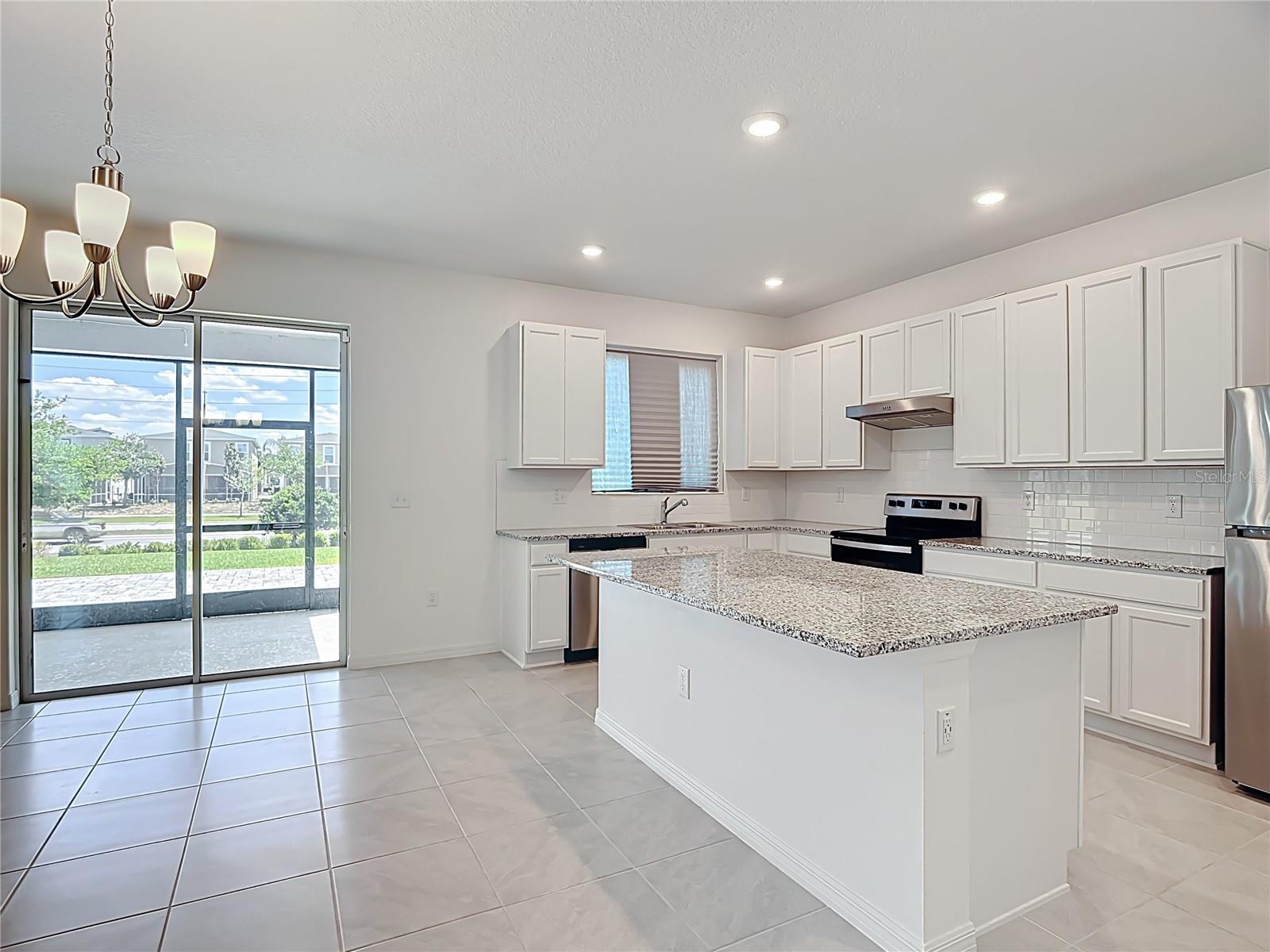 Dining room and Kitchen are