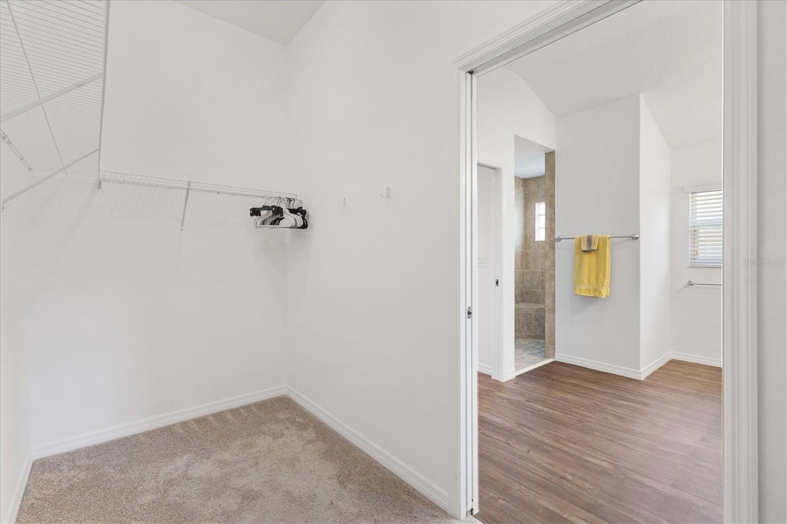 Primary Walk-in Closet