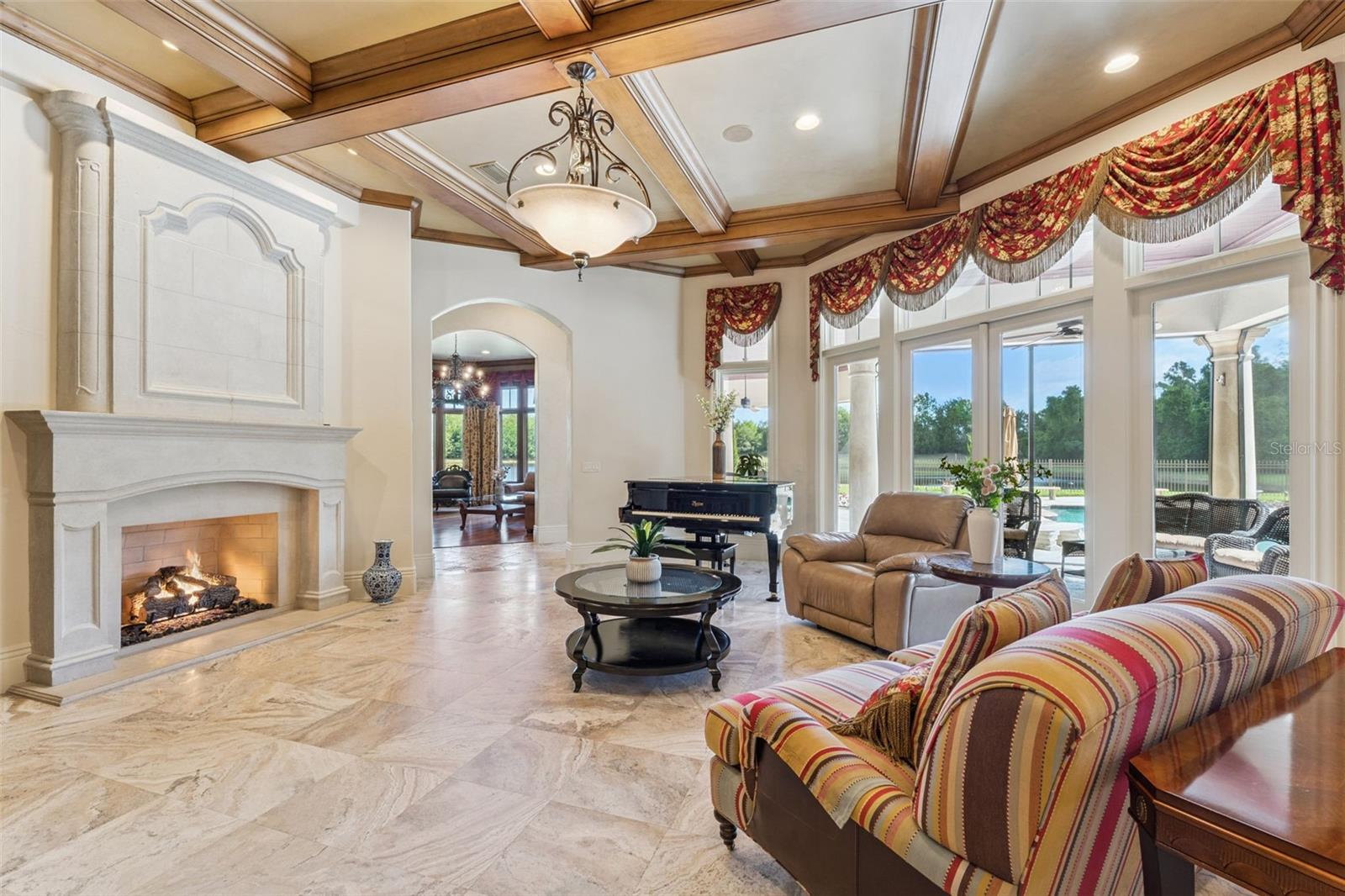 Family Room with Fireplace