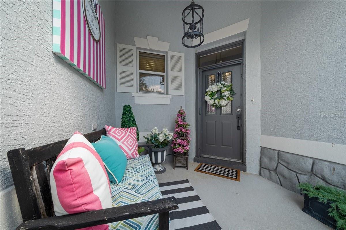 Pull-Screen Door Can be Used to Let in Fresh Air