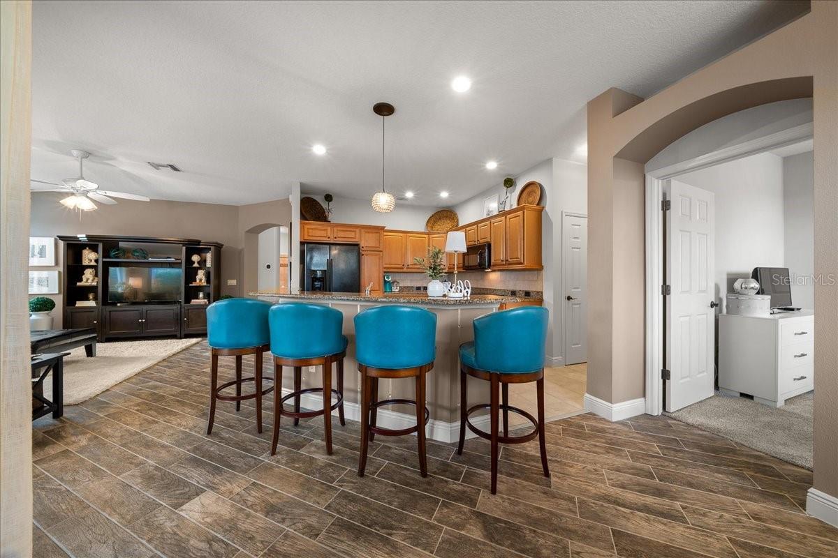 Island Seating for Entertaining