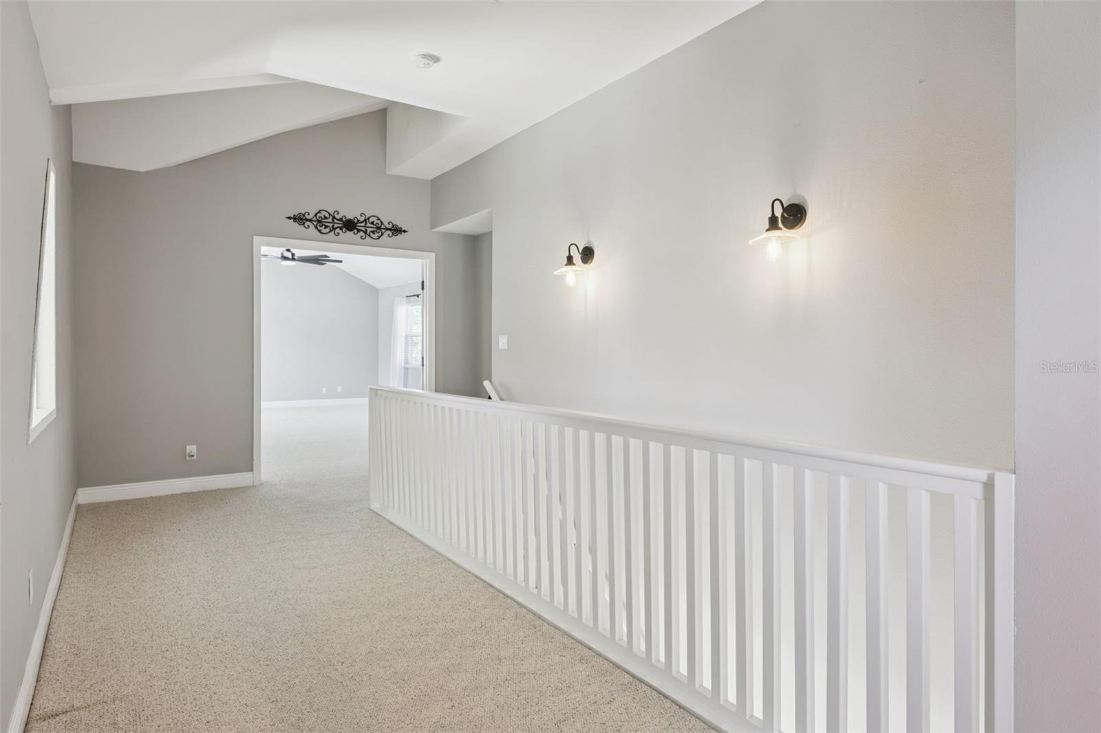 Wide hall upstairs