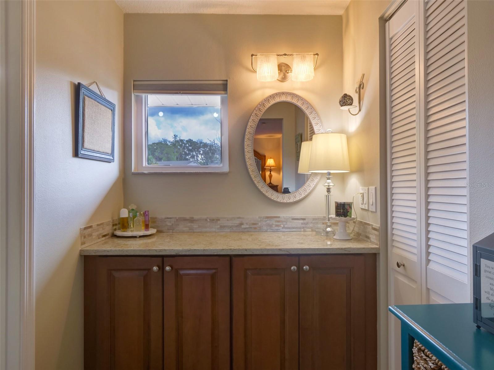 Primary: Makeup Vanity Space & Walk-In Closet