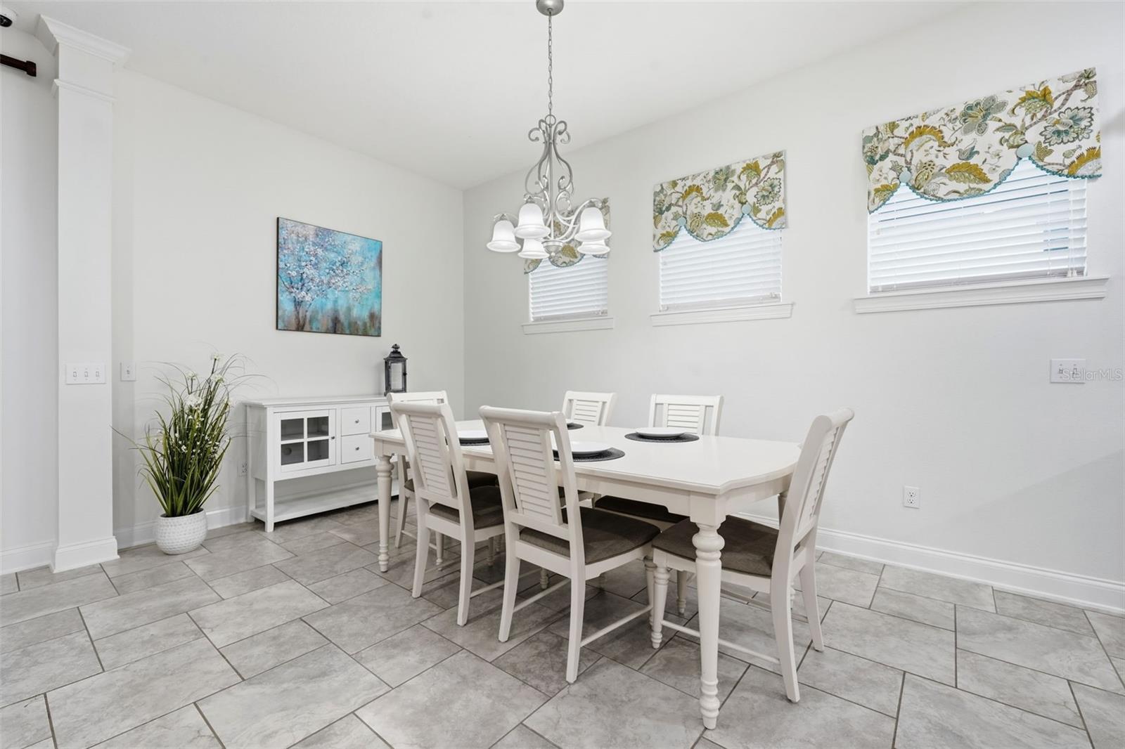 Tons of natural light throughout main areas