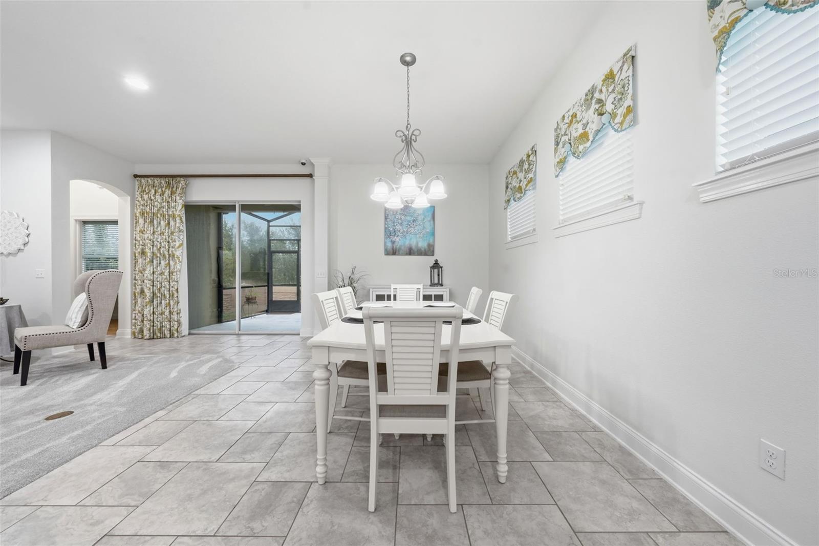 Tons of natural light throughout main areas