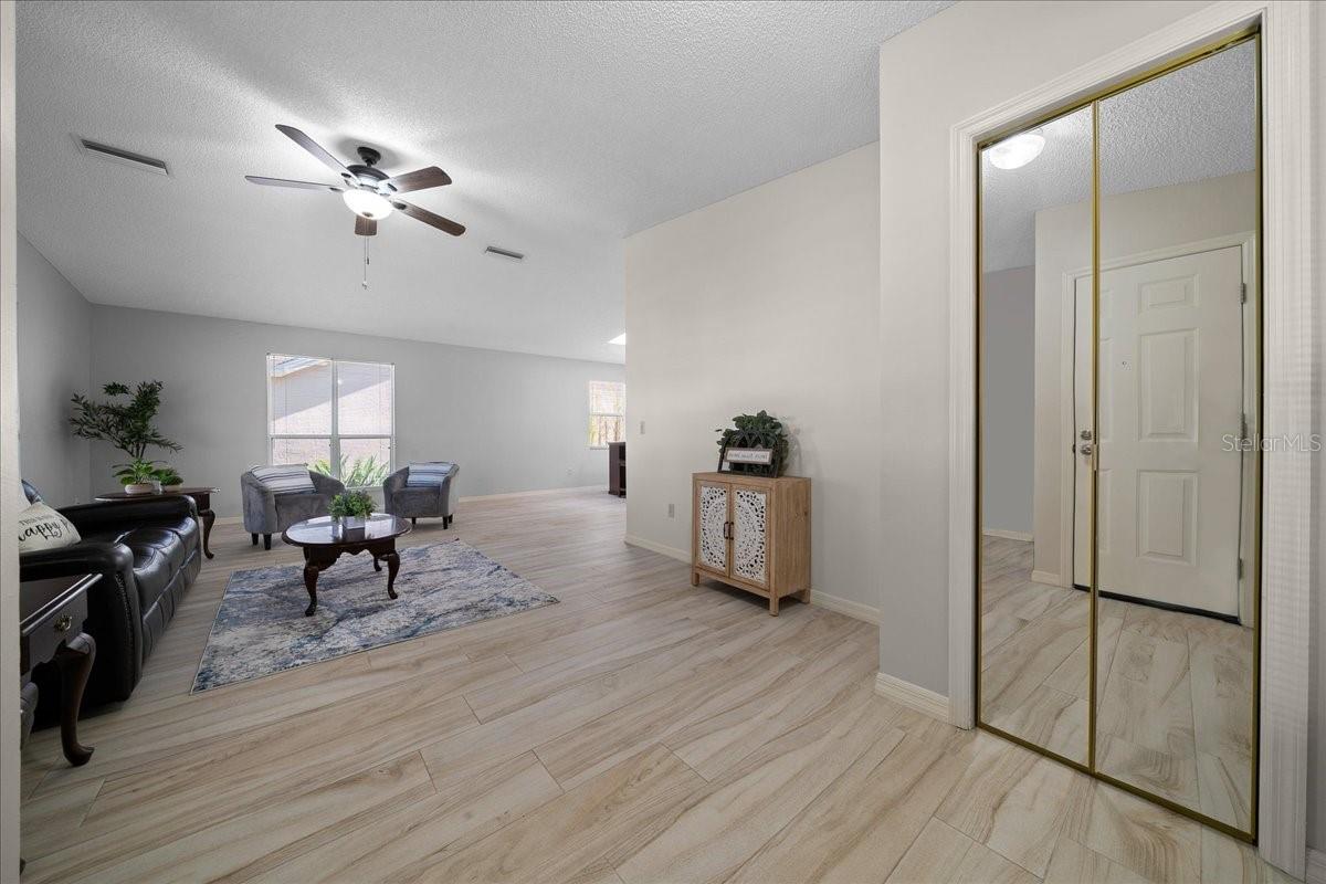 Vaulted Ceilings and Tile Floors Throughout