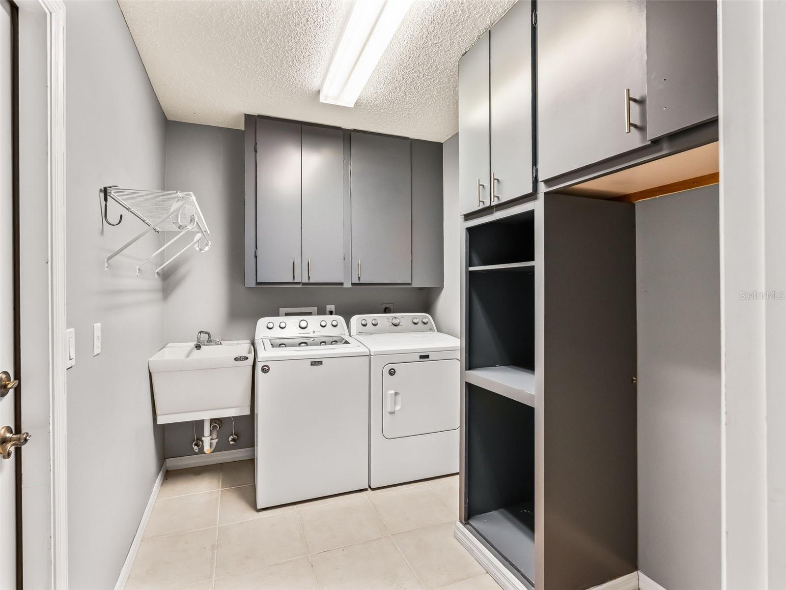 Utility Rm w/Sink & Extra Storage