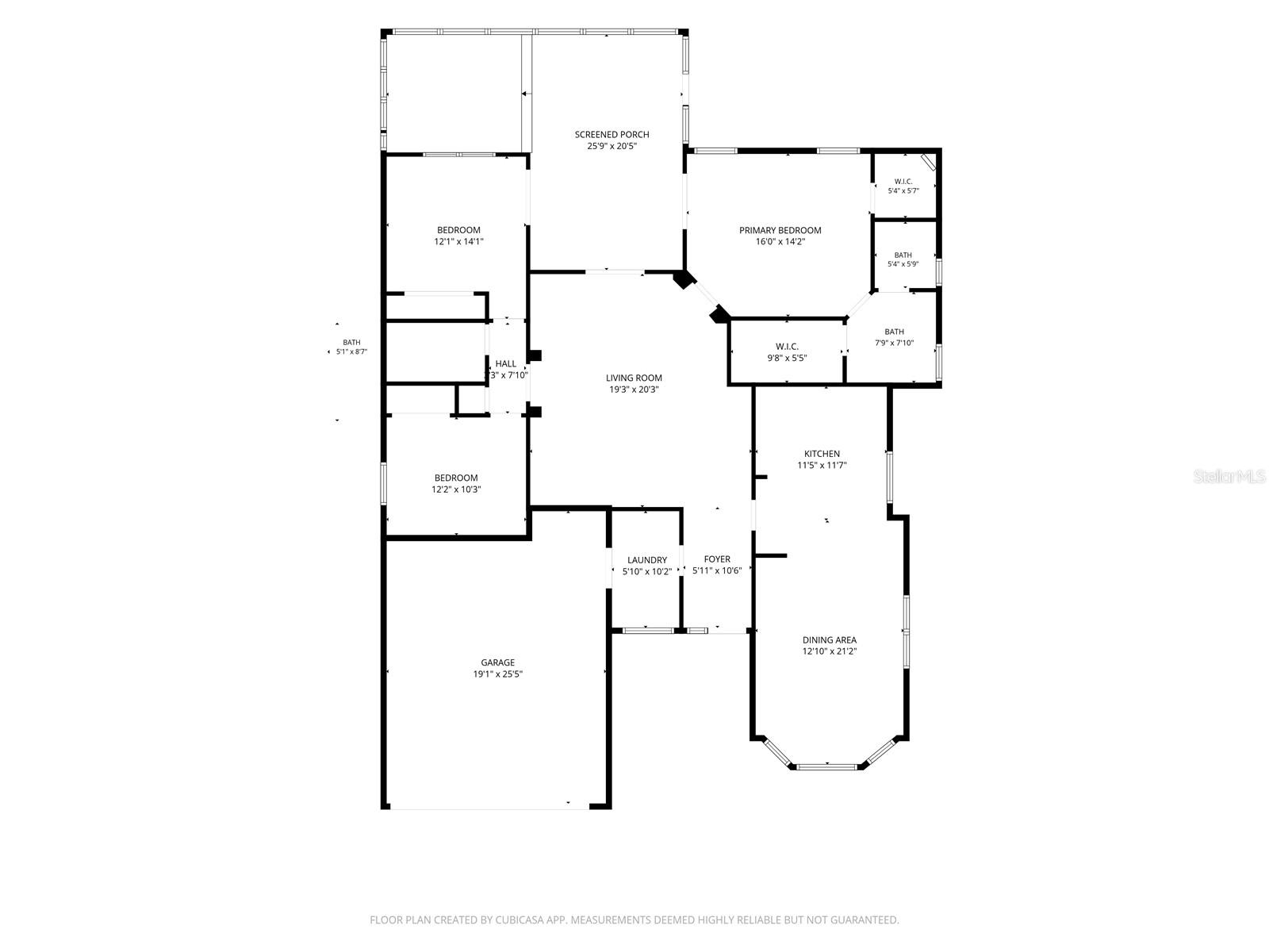 Floor Plan with Estimated Measurements
