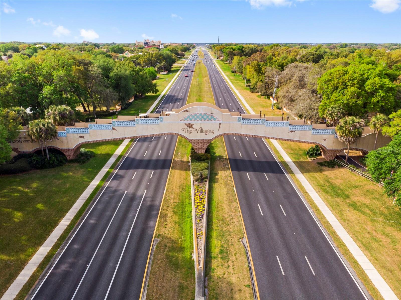 The Villages Bridge crossing Hwy 441/27