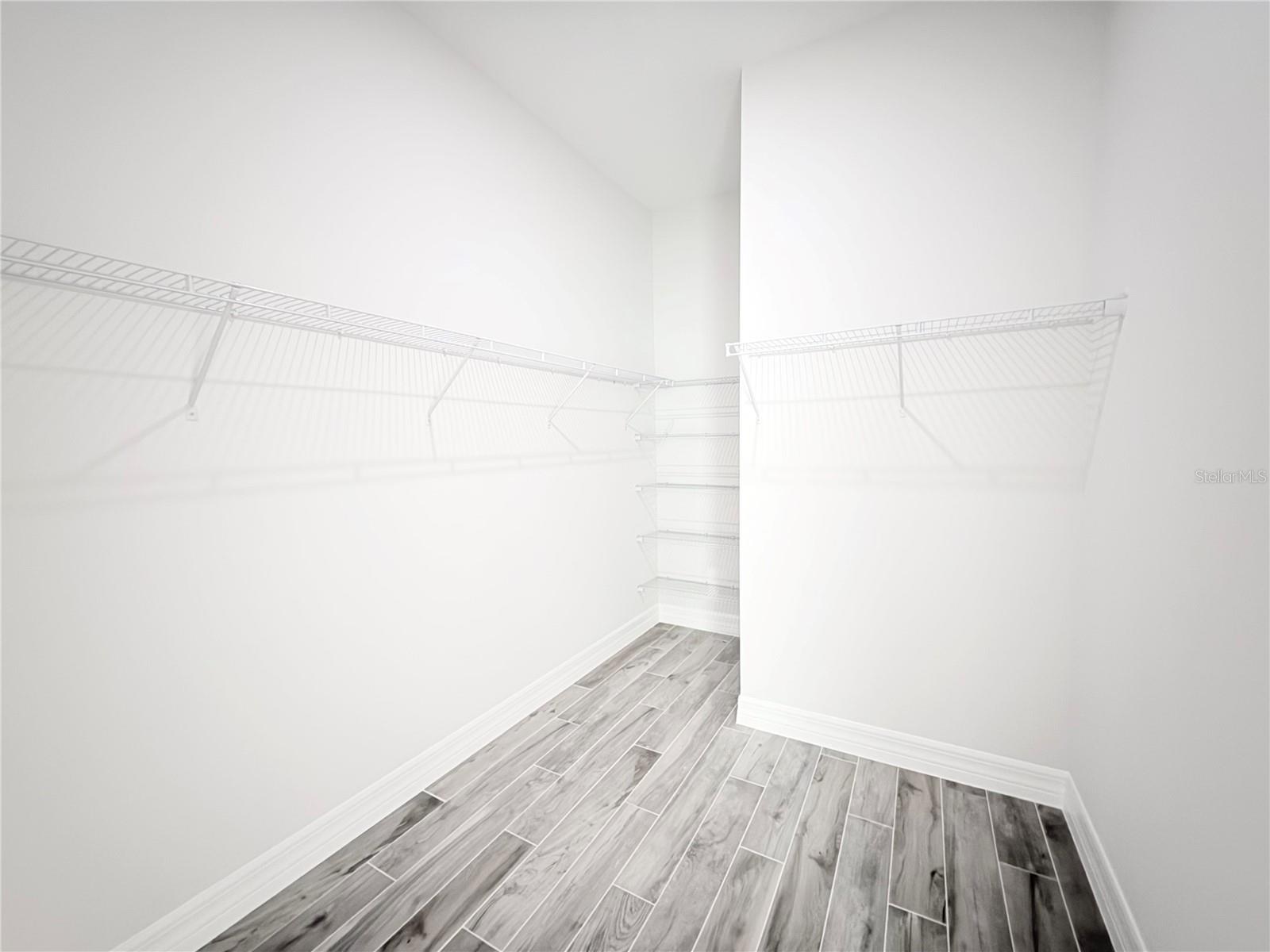 Primary walk in closet
