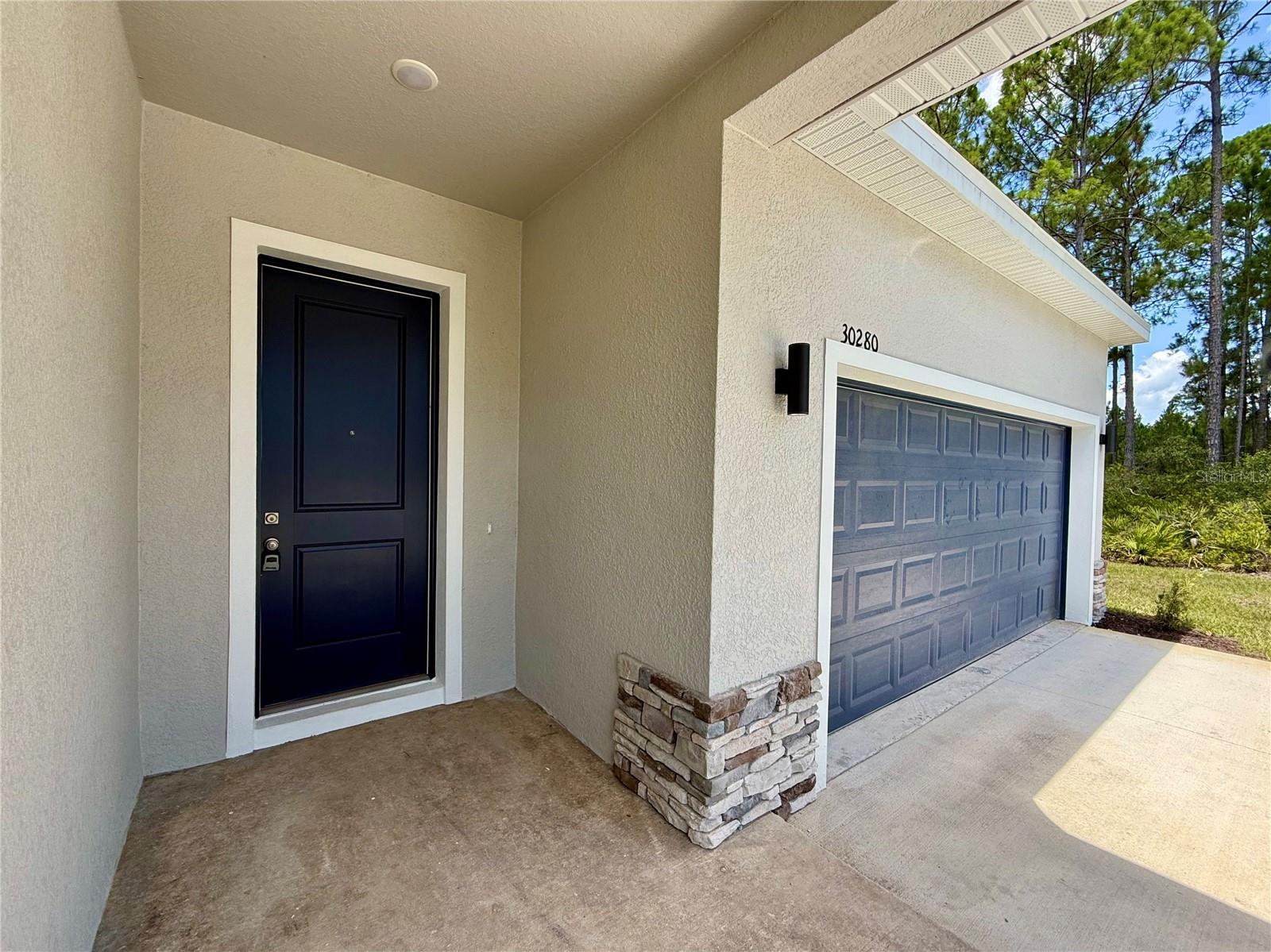 From one home viewing garage