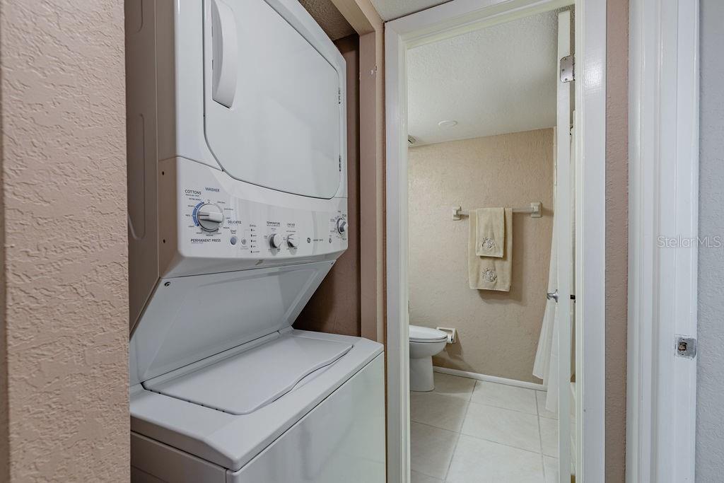 Washer and Dryer closet
