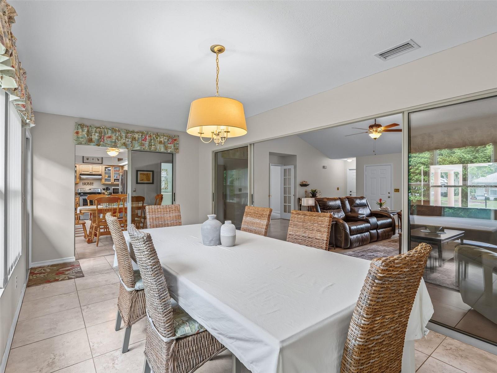 Florida room as main part of thr home
