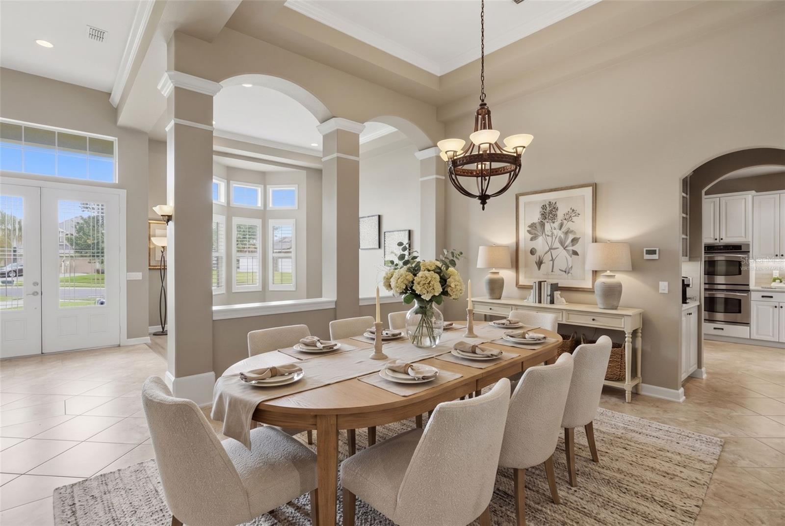Formal Room Virtually Staged