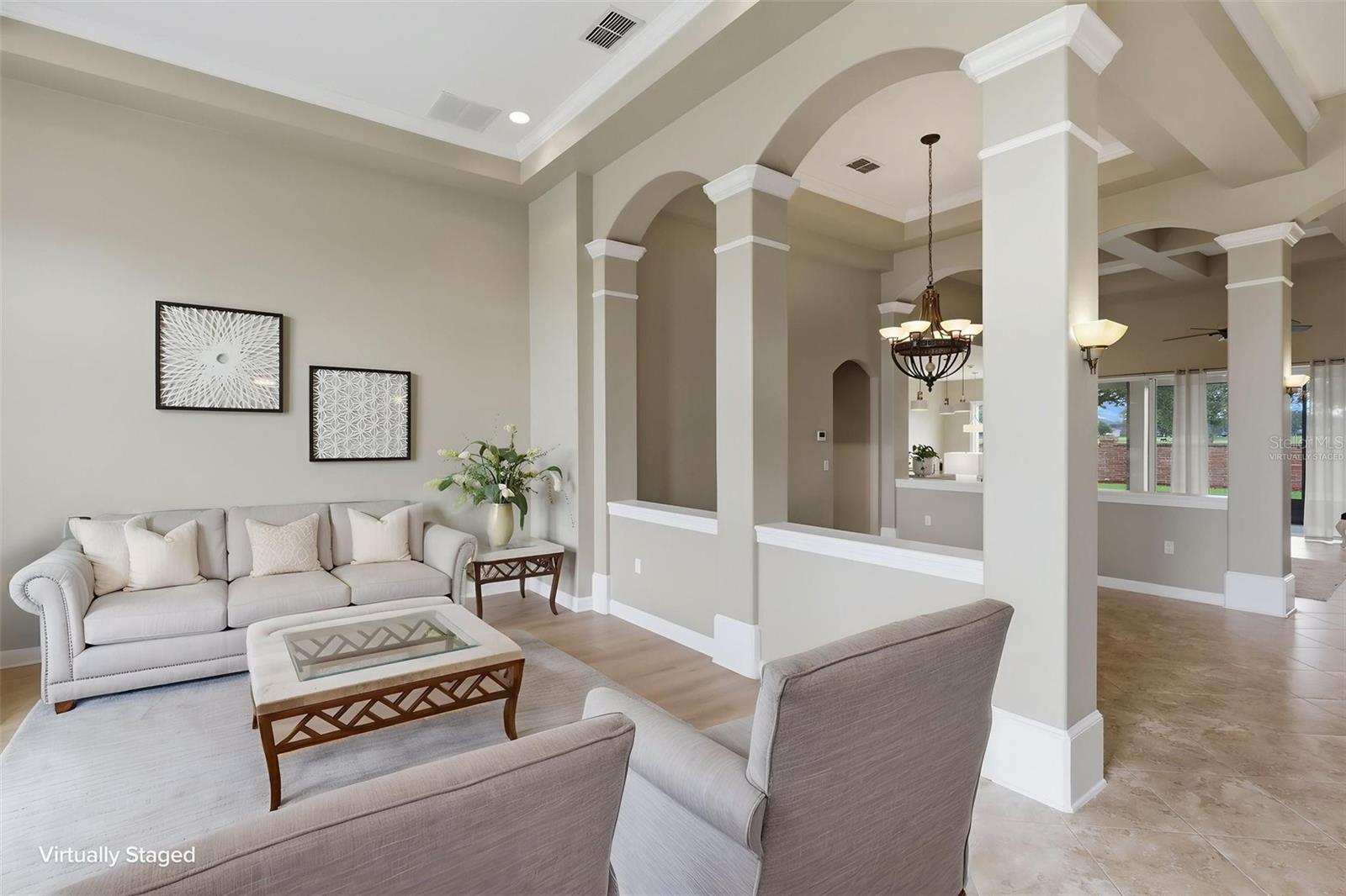 Front Living Room Virtually Staged