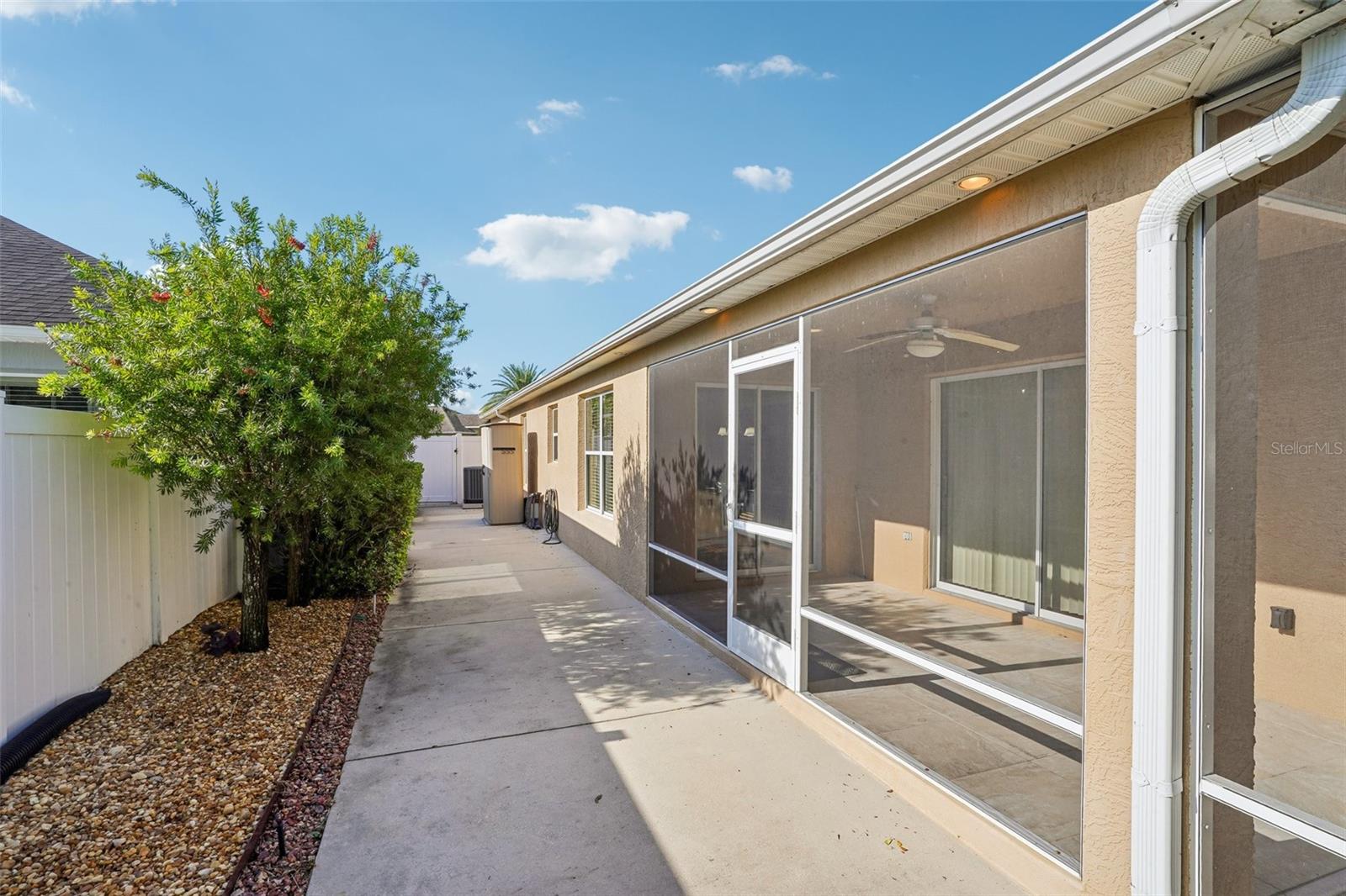 Side Enclosed Backyard