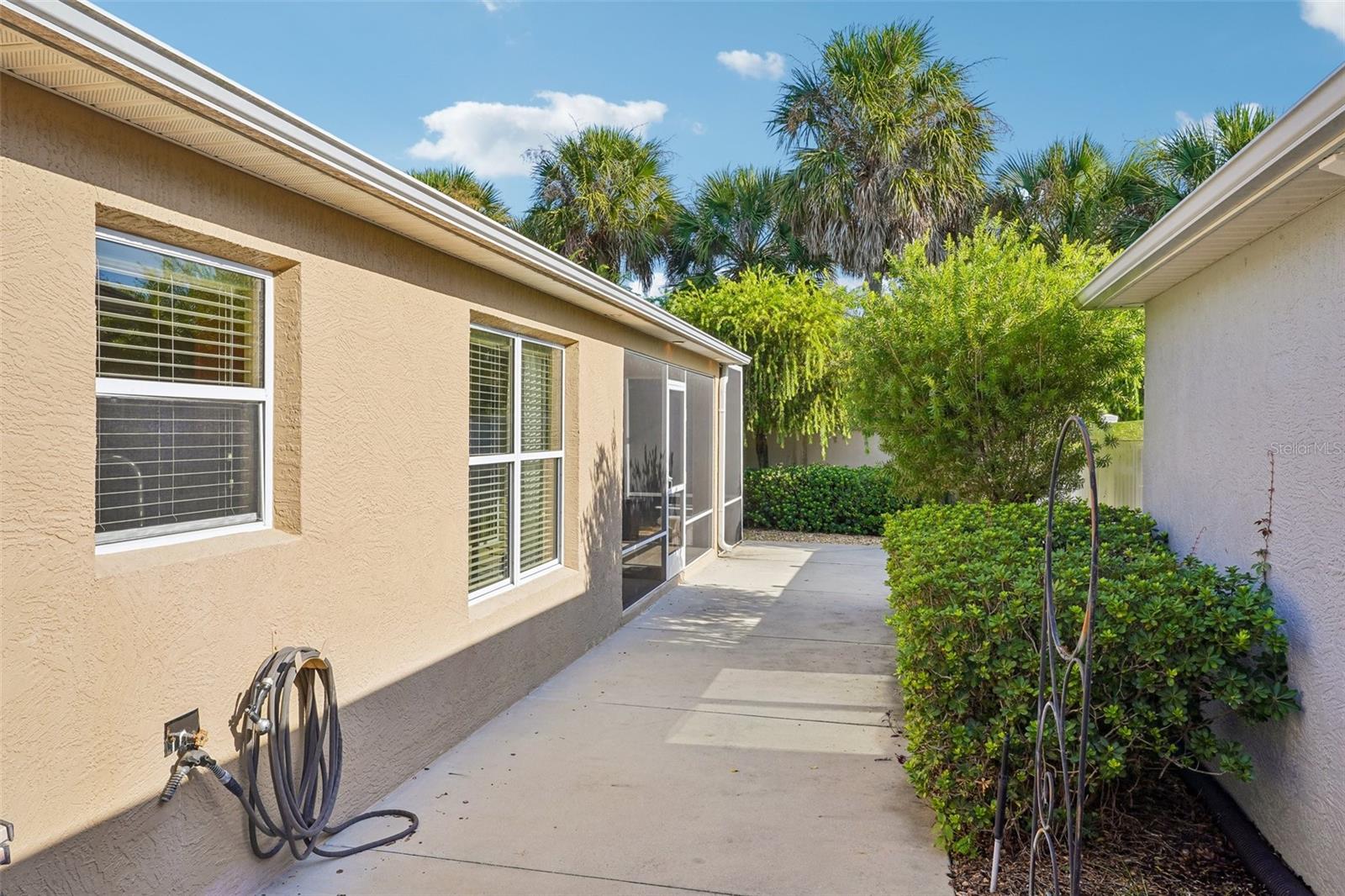 Side Enclosed Backyard