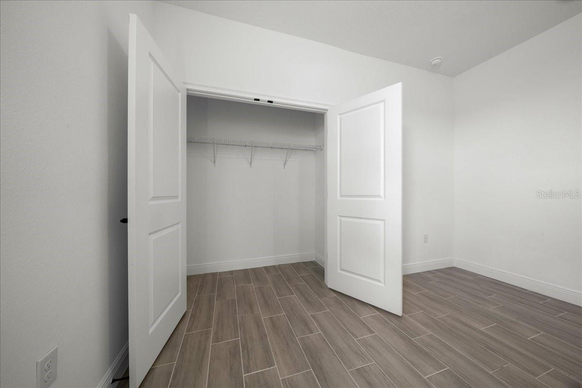 Built-in Closet in 4th Bedrrom